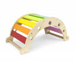 Viga Toys Balansoar din lemn curcubeu, viga (44573) - bekid