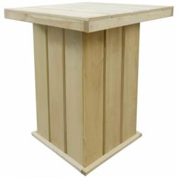 vidaXL Masă bar de exterior, 75x75x110 cm, lemn de pin tratat, FSC (44910)