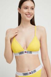 Tommy Jeans bikini felső sárga, enyhén merevített kosaras - sárga M - answear - 17 690 Ft