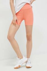 Helly Hansen sport rövidnadrág Allure női, narancssárga, sima, magas derekú - narancssárga XS