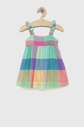 Gap gyerek ruha vászonkeverékből mini, harang alakú - többszínű 74-80