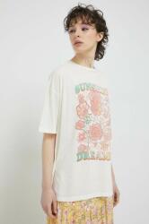 Billabong t-shirt női, bézs - bézs S