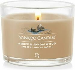 Yankee Candle Amber and Sandalwood mini illatgyertya 3x37 g