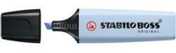 STABILO Szövegkiemelő 2-5mm, vágott hegyű, STABILO Boss original Pastel ködös kék (STABILO_70/111) (STABILO_70/111)
