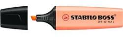 STABILO Szövegkiemelő 2-5mm, vágott hegyű, STABILO Boss original Pastel barack (STABILO_70/126) (STABILO_70/126)