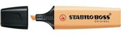 STABILO Szövegkiemelő 2-5mm, vágott hegyű, STABILO Boss original Pastel fakó narancs (STABILO_70/125) (STABILO_70/125)
