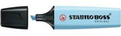 STABILO Szövegkiemelő 2-5mm, vágott hegyű, STABILO Boss original Pastel jeges kék (STABILO_70/112) (STABILO_70/112)