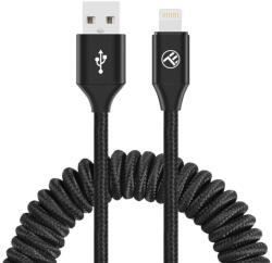 Tellur Töltés Szinkronizáló Kábel, USB-Lightning, 3A, 1.8 m, fekete (TLL155396)