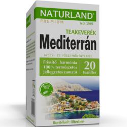 Naturland Mediterrán gyógy-és fűszernövényes teakeverék, 20x1, 5g
