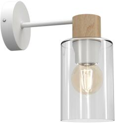 MILAGRO Lampă de perete MADERA 1xE27/60W/230V albă/lemn (MI2040)
