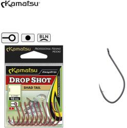 Kamatsu Carlig KAMATSU Shad Tail Drop Shot K-1060, Nr. 4, BLN, 10buc/plic (511300304)