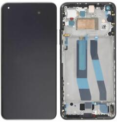 Xiaomi 11 Lite 5G NE 2109119DG 2107119DC - LCD Kijelző + Érintőüveg + Keret (Black) OLED, Truffle Black