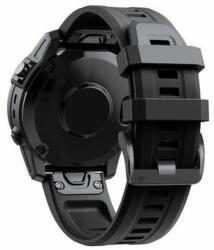 FixPremium - Szilikon szíj Garminhoz (QuickFit 22mm), fekete