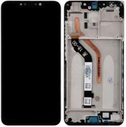 Xiaomi Pocophone F1 - LCD Kijelző + Érintőüveg + Keret (Steel Blue) TFT, Steel Blue