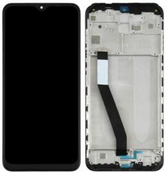 Xiaomi Redmi 9 - LCD Kijelző + Érintőüveg + Keret (Black) TFT, Black