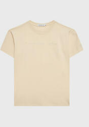 Calvin Klein Tricou Embroidery Logo IB0IB01563 Bej Regular Fit