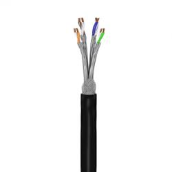 Goobay Rola cablu de retea exterior 100m S/FTP (PiMF) cat. 7 Negru, Goobay G52768 (G52768)