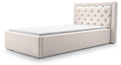  VALERIE kárpitozott ágy 90x200 Szín: Fehér - krémszínű