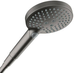 Hansgrohe Raindance Select S 120 3jet kézizuhany, szálcsiszolt fekete króm 26014340 (26014340) - szaniteronline