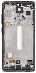 NBA001LCD101120027416 Samsung Galaxy A52 / A52 5G / A52s 5G fekete OEM OLED kijelző érintővel kerettel, előlap (NBA001LCD101120027416)