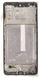 Samsung NBA001LCD101120027444 Gyári Samsung Galaxy M53 fekete LCD kijelző érintővel kerettel előlap (NBA001LCD101120027444)