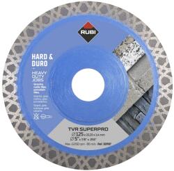 RUBI gyémántlapát TVR-125 SUPERPRO TURBO VIPER kemény anyagokhoz (Ref. 30987)