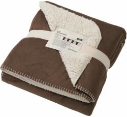 Daiber Pătură călduroasă cu blană 130x180 JN955 - Maro / natural (JN955-1700456) Patura