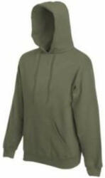 Fruit of the Loom F44 kapucnis pulóver, HOODED SWEAT, Olive - 2XL (F444110)