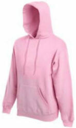 Fruit of the Loom F44 kapucnis pulóver, HOODED SWEAT, Light Pink (F442506)