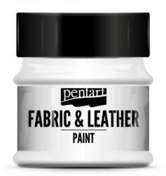 Pentacolor Pentart Textil- és bőrfesték 50 ml - fehér
