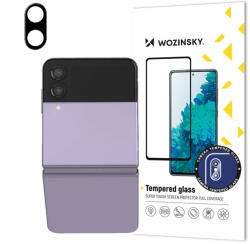 Wozinsky 9H edzett védőüveg kamerára Samsung Galaxy Z Flip4 telefonhoz - Fekete