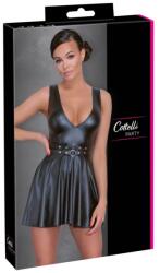 Cottelli Collection Cottelli - rakott ruha, övvel (fekete) (27178751021)