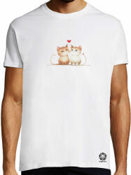 Magnolion Szerelmes cicák v4 póló