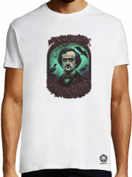 Magnolion Edgar Allan Poe portré v3 póló
