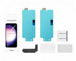 Samsung képernyővédő fólia 2db (törlőkendő, felhelyezést segítő keret) ÁTLÁTSZÓ Samsung Galaxy S23 Plus (SM-S916) (EF-US916CTEGWW) - bluedigital