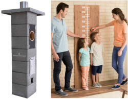 Wienerberger (Porotherm) Sistem complet de cos de fum Tondach 18 B (Inaltime: 9 m) (TONDACH-B18-9)