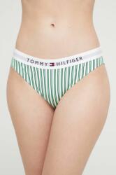 Tommy Hilfiger bikini alsó zöld, puha kosaras - zöld M