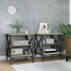vidaXL Mese laterale 2 buc. stejar sonoma 40x42x50 cm lemn compozit (825775)