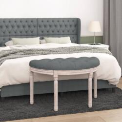 vidaXL Bancă, gri închis, 81, 5x41x49 cm, material textil (344409)