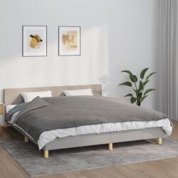 vidaXL Pătură grea cu husă, gri, 155x220 cm, 11 kg, textil (350831) Patura