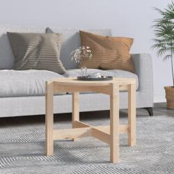 vidaXL Măsuță de cafea, Ø 62, 5x45 cm, lemn masiv de pin (822302) Masa de cafea
