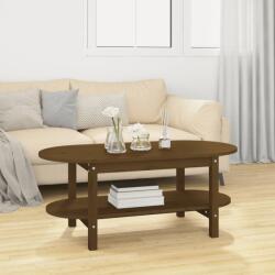 vidaXL Măsuță de cafea, maro miere, 110x55x45 cm, lemn masiv de pin (822290) Masa de cafea