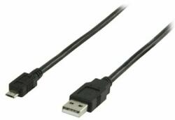 Nedis - USB Összekötő USB 2.0 A (Male) - micro B (Male) 0, 5m (VLCP60500B05) (VLCP60500B05)