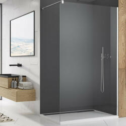 RONAL Paravan de dus Walk In SanSwiss, Easy, 110 x 200, crom (STR4P1105007)