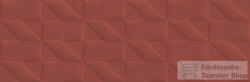 Marazzi Outfit Red Struttura Tetris 3D 25x76 cm-es fali csempe M12C (M12C)