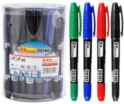 Richmann Marker permanent subtire, 2 capete, 4 culori, (set 36 buc), RICHMANN GartenVIP DiyLine (C0144)