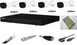 Dahua Sistem supraveghere video exterior 4 camere Dahua 2MP IR 20m, DVR Dahua, accesorii incluse SafetyGuard Surveillance