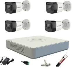 Hikvision Sistem supraveghere profesional Hikvision 4 camere 5MP Turbo HD IR 20m SafetyGuard Surveillance