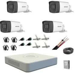 Hikvision Kit sistem complet 4 camere supraveghere Hikvision 1080P 40 m IR lentila 2.8mm hard 1tb SafetyGuard Surveillance