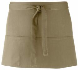 Premier Workwear Rövid pincérkötény zsebekkel - Olív (PR155-1000143258)